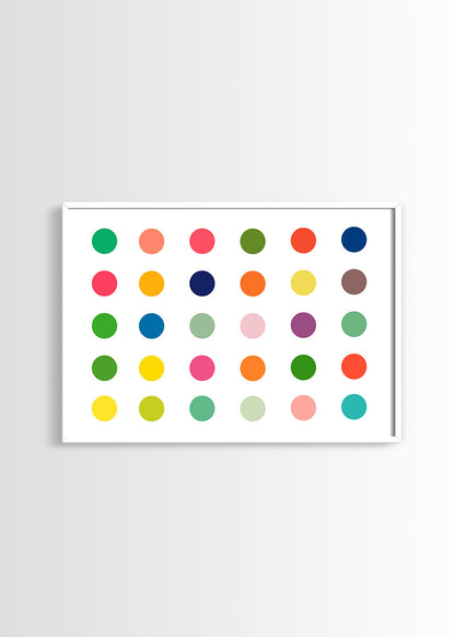 dots Damien Hirst poster