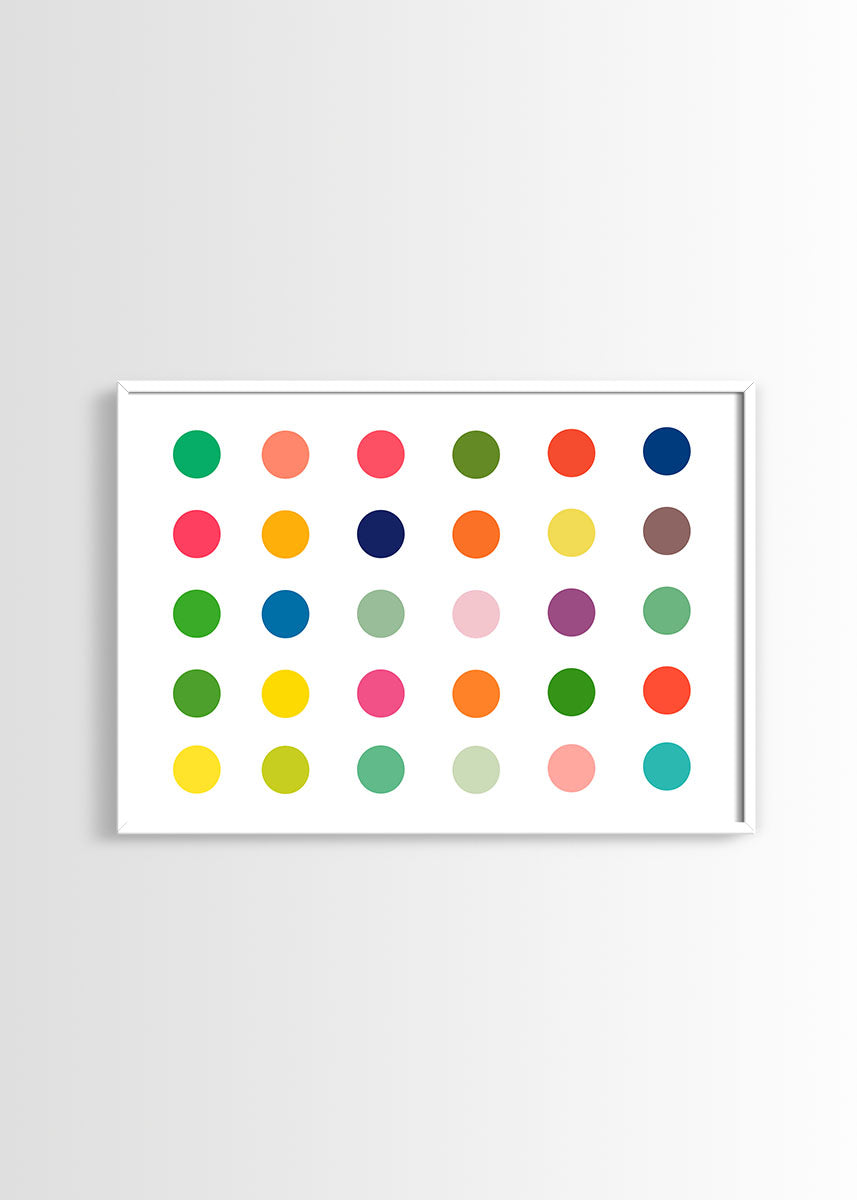 dots Damien Hirst poster