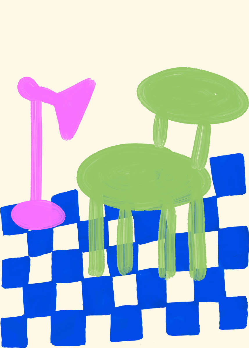 Living room abstract & contemporary poster Poster Wall