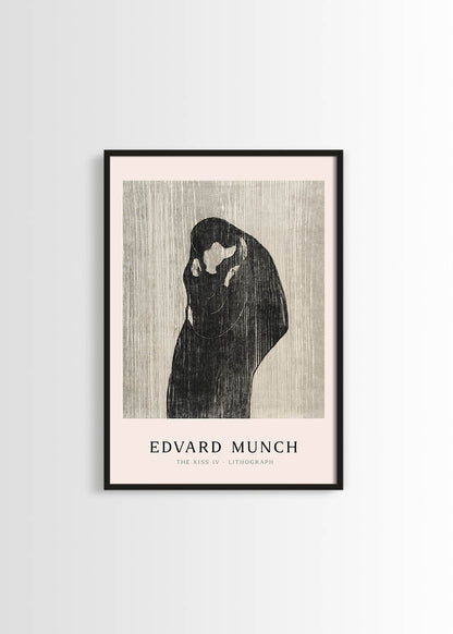 Edvard Munch the kiss print