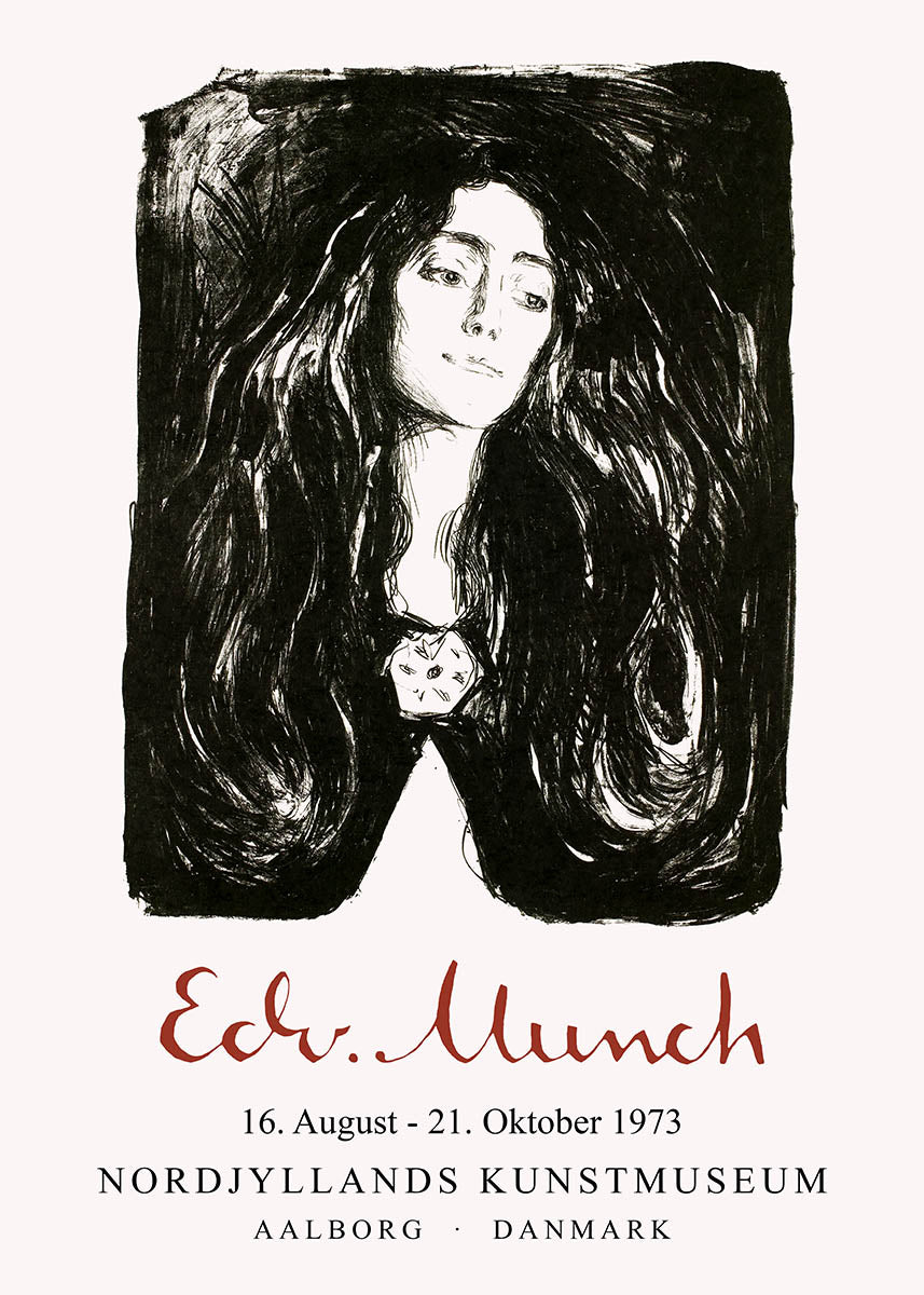 Edvard Munch exhibition poster