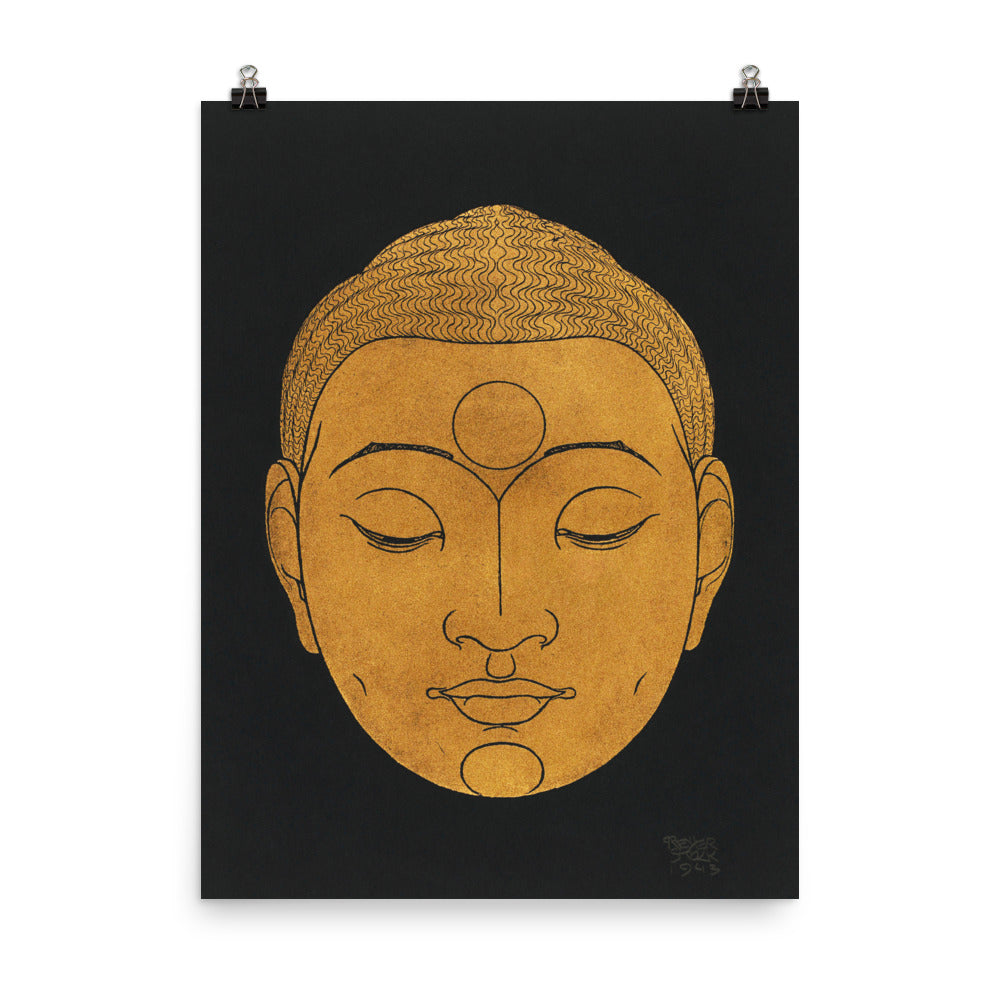 Head of Buddha by Reijer Stolk poster