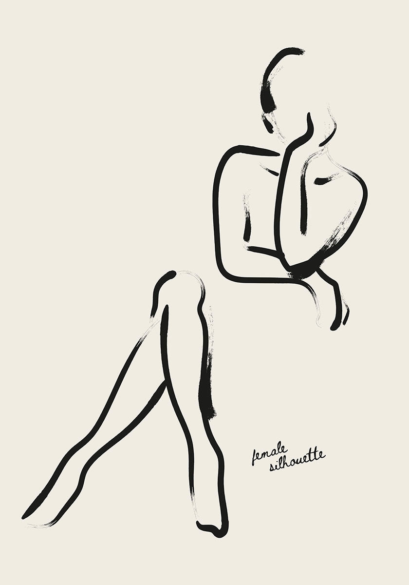 Female Silhouette poster