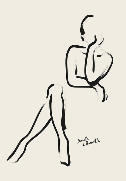 Female Silhouette poster
