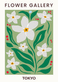 flower market tokyo poster
