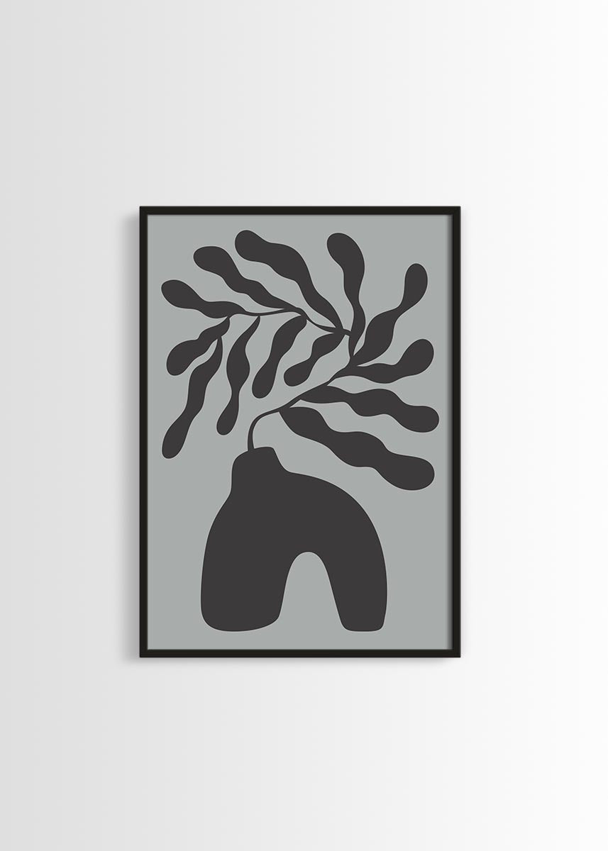 Foliage flower poster