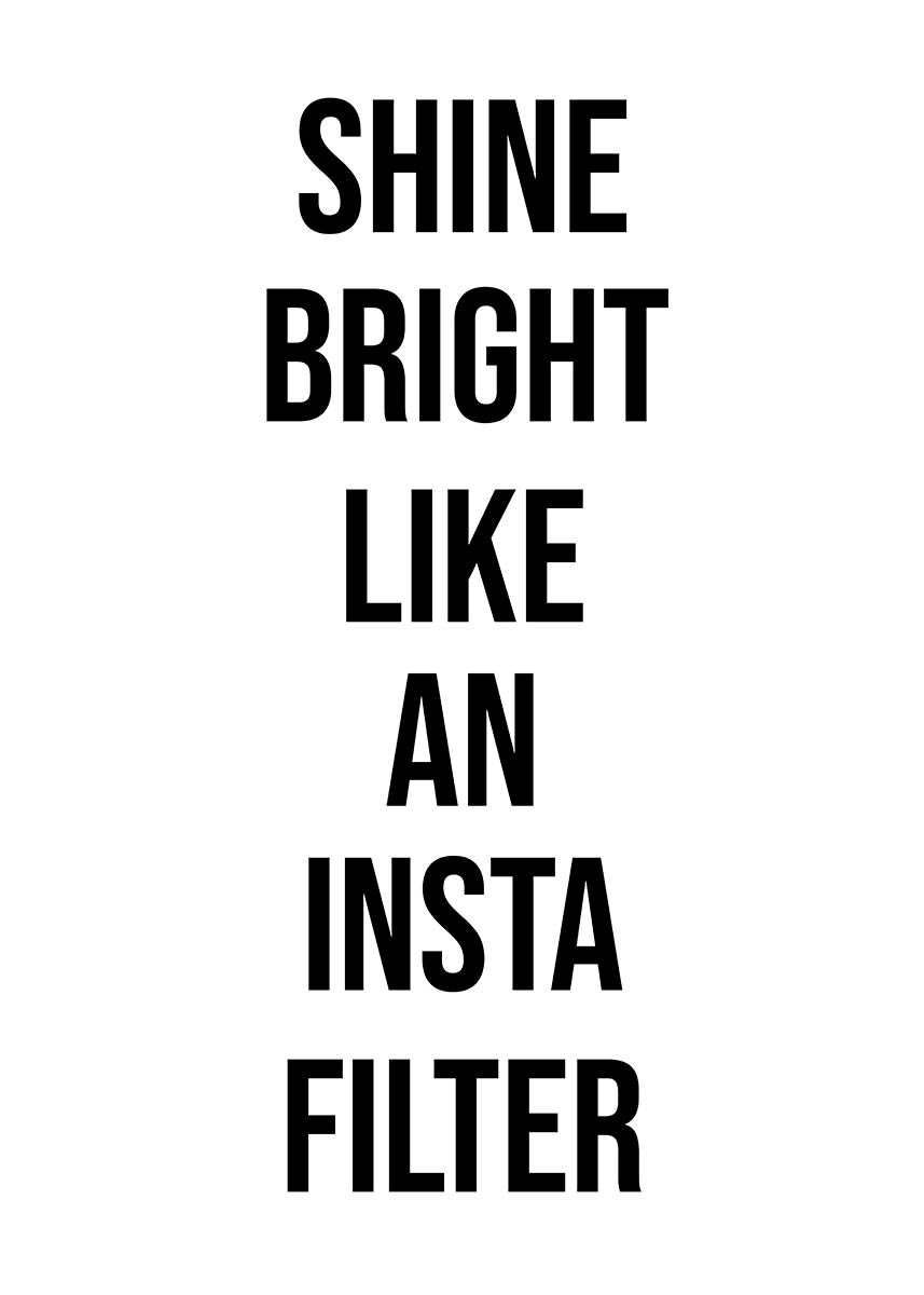 instagram poster | typography poster | typography art | typography quote