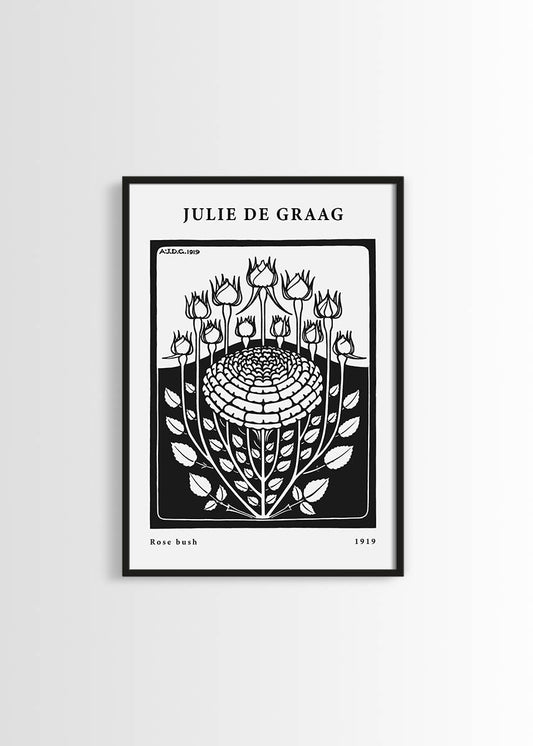 Julie de graag vintage poster