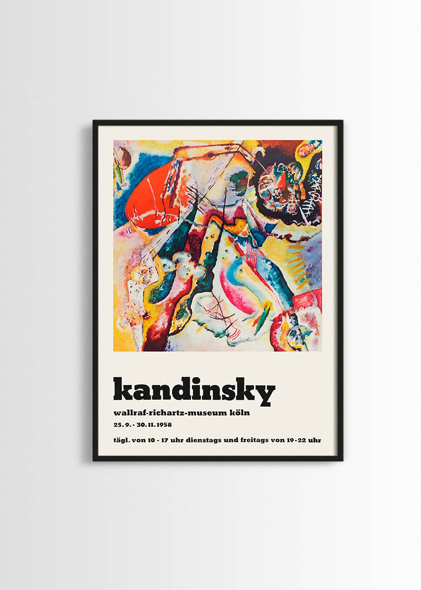 Kandinsky vintage exhibition poster