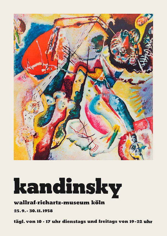 Kandinsky vintage exhibition poster