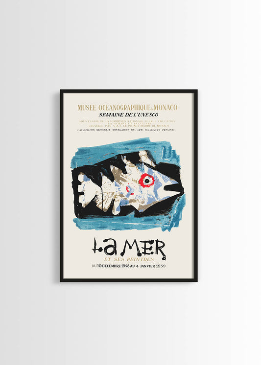 monaco vintage poster