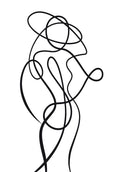 Line art poster