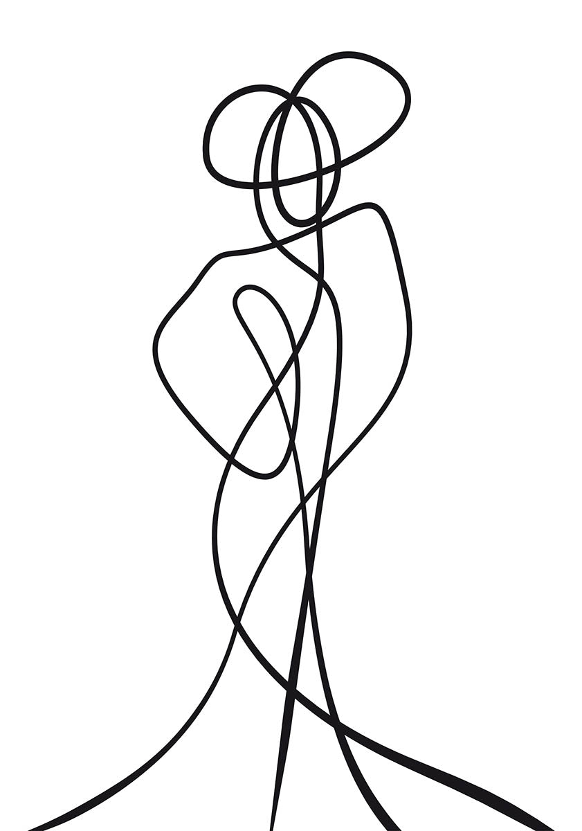 line art poster