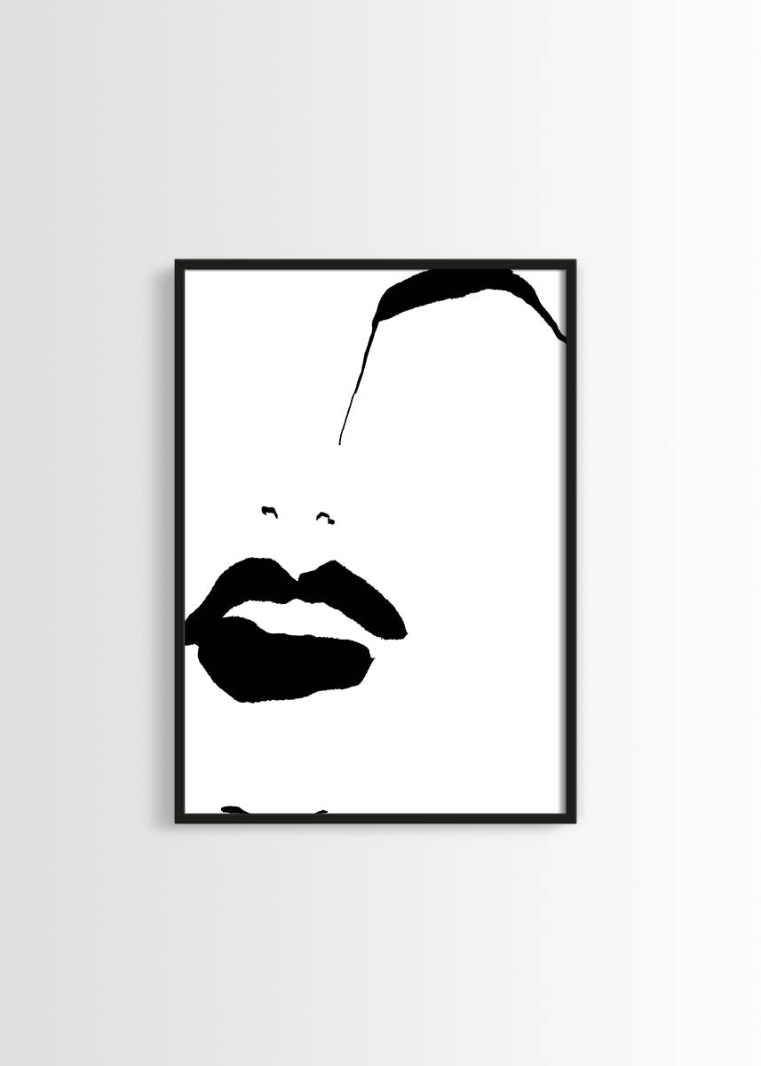 Line art Femme poster