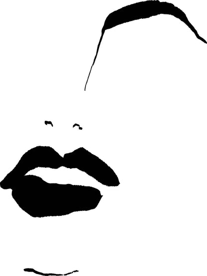 Line art Femme poster