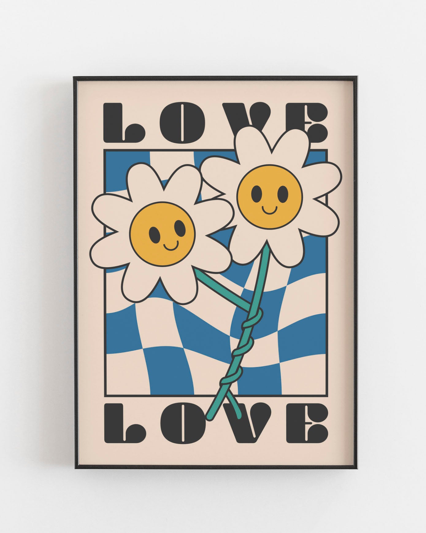 Love flower poster