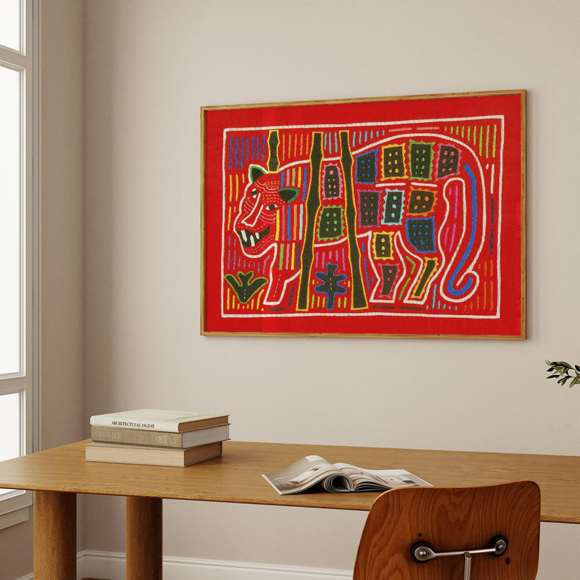 Mola Reverse Aplique vintage poster – Poster Wall