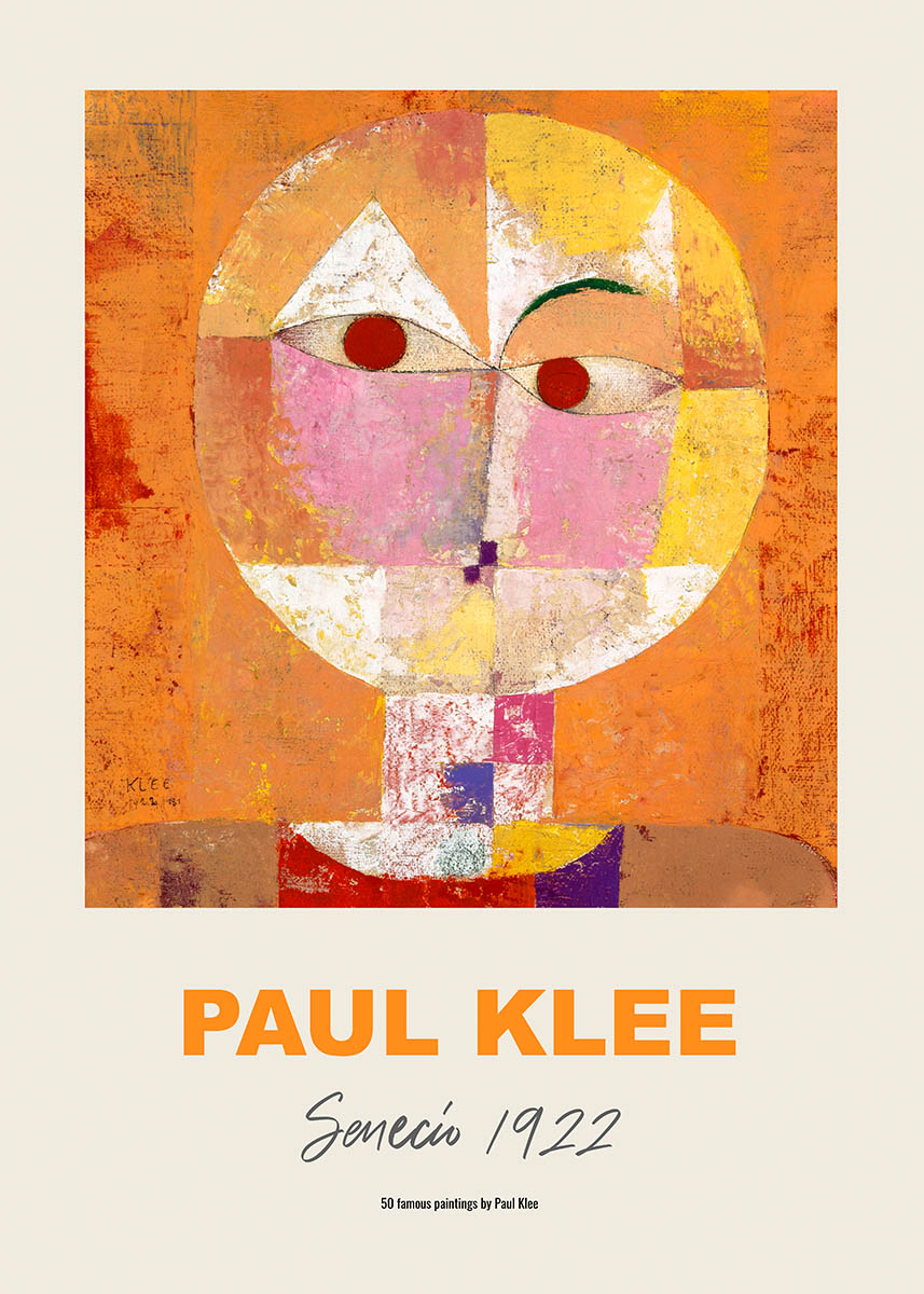 Paul Klee senecio poster