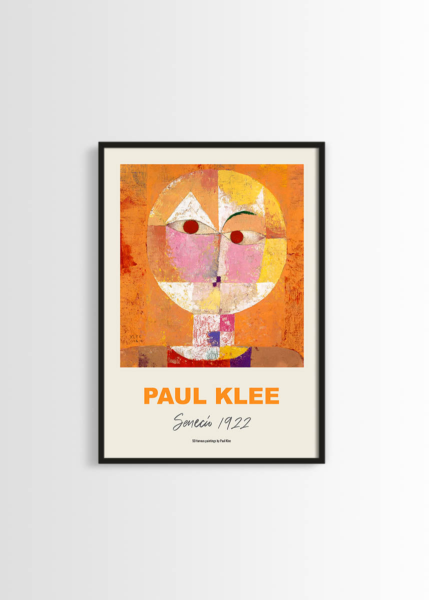 Paul Klee senecio print
