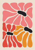 tropical summer flower market poster