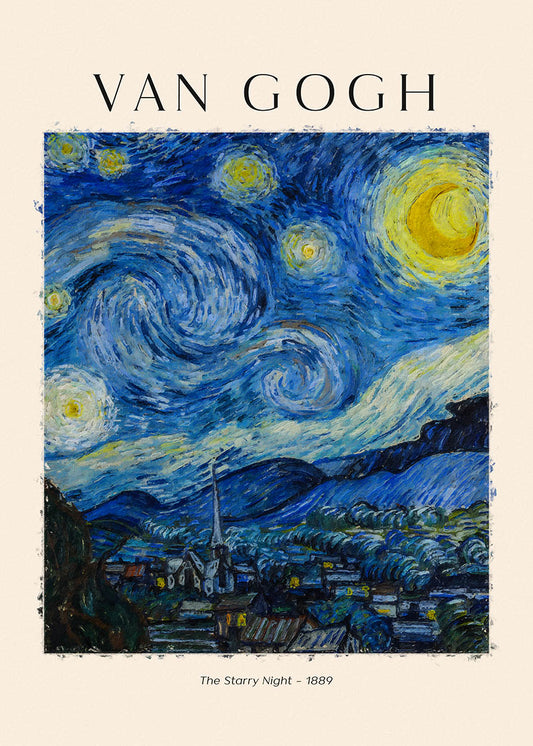 Van Gogh starry night poster