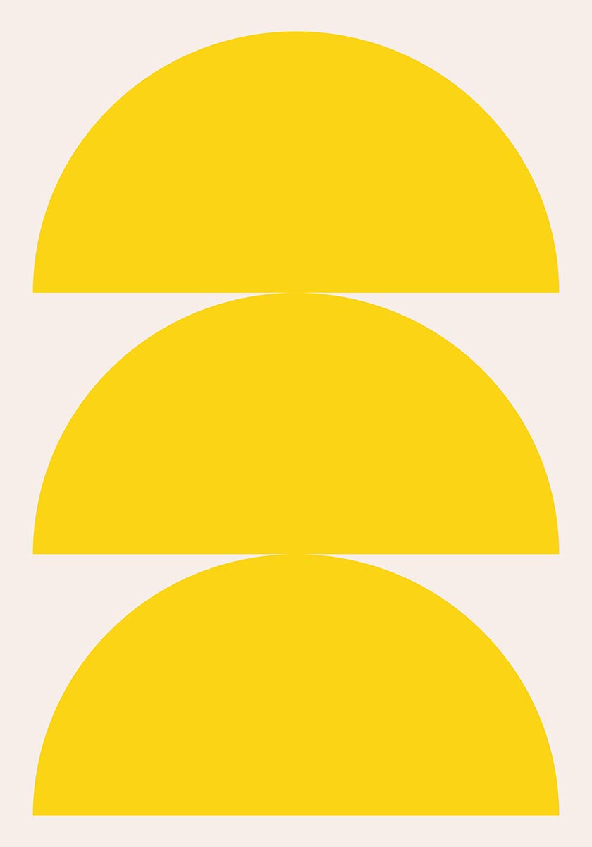 yellow abstract poster